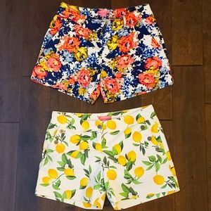 2 pairs of women's shorts